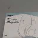 Uliptz Wireless Bluetooth Headphones, 65H Playtime, 6EQ Sound Modes, HiFi Stereo Over Ear Headphones with Microphone, Foldable Bluetooth 5.3 Headphone for Travel/Office/Cellphone/PC (Rose Gold) (Standard)