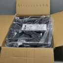 SNTD Dish Drying Rack, Expandable Dish Rack for Kitchen Counter, Stainless Steel Dish Drainer with Drainboard Set and Utensil Holder (Black)