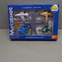 Crelloci 5 Pack Army Airplane Toys Set Military Fighter Jet Die Cast Plane Metal Aircraft Toy, Pull Back Play Vehicle Aircraft Gift for Kids Boys Girls Children 3+ Years Old