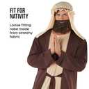 Morph Joseph Costume Adult, Jesus Costume, Shepherd Costumes, Wise Man Outfit, Wiseman Outfit,Nativity Costumes For Adults (Large)
