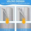 Portable Air Conditioner Hose Cover, Portable AC Hose Duct Vent Insulation Sleeve AC Hose Insulated Cover Wrap for 5" & 5.9" Diameter AC Exhaust Hoses Tube for Heat Reduction