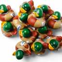 Mallard Rubber Duckies - Rubber Duck Bath Toys and Jeep Ducks (12 Pack)
