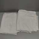 Cream Linen Curtains 80 inch Length for Bedroom Back Tab Light Filtering Privacy Sheer Curtains Modern Farmhouse Coastal Decor Cream Cotton Textured Gauze Curtain 2 Panel Set 52x80 (Natural)