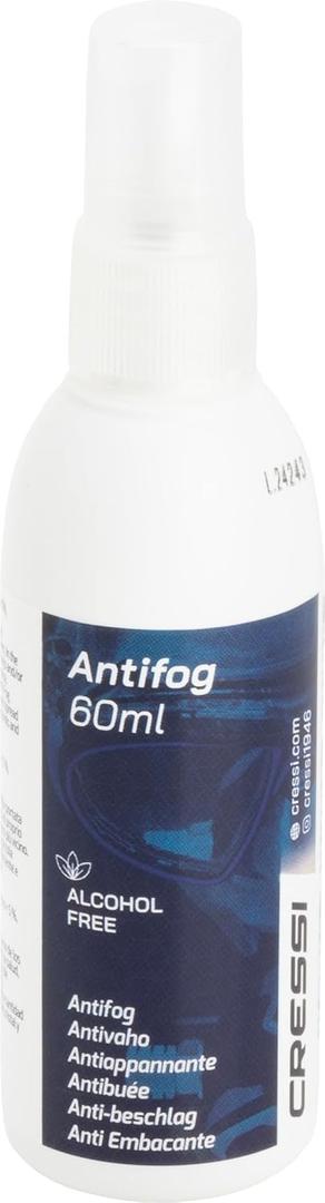 Cressi Anti-Fog Spray Mask Defoggers, 60 ml