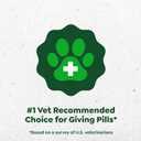 Greenies Pill Pockets for Dogs Large Size, Dog Treat Pouch for Capsule Medication, Chicken Flavor, (6) 7.9 oz. Pouches (EXP 12/16/26)
