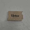 Uyiton Compatible with iPhone 15 Pro/iPhone 15 Pro Max Camera Lens Protector, [Not Easy to Break][Strong Adsorption][Case-Friendly] Metal Tempered Glass Rear Camera Screen Cover - Blue Titanium