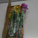 24 Bundles Realistic Fake Flowers for Outdoors, No Fade Faux Silk Flowers & Artificial Plants Lavender, for Garden Patio Porch Decor, Window Box, Hanging Basket, Planter, Grave Decorations