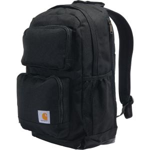 Carhartt 28L Dual-Compartment Backpack, Durable Pack with Laptop Sleeve and Duravax Abrasion Resistant Base, Black
