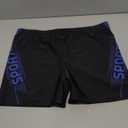 Zeiyignr Men's Square Leg Swimming Jammer Shorts UPF50+, Men Compression Swimsuit Quick Dry Swim Jammers Sports Swim Trunks M-L