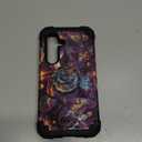 TEECOVER for Samsung Galaxy S25 Case, Heavy-Duty Shockproof Full Protection Hard Plastic Bumper + Soft Silicone Rubber Protective Case for Galaxy S25 6.2-Inch, Blue Butterfly