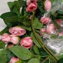 Artificial Flower Garland 5.4ft Floral Rose Vine Decor, Pink Flower, 5.4FT Vines, Huge Flowers