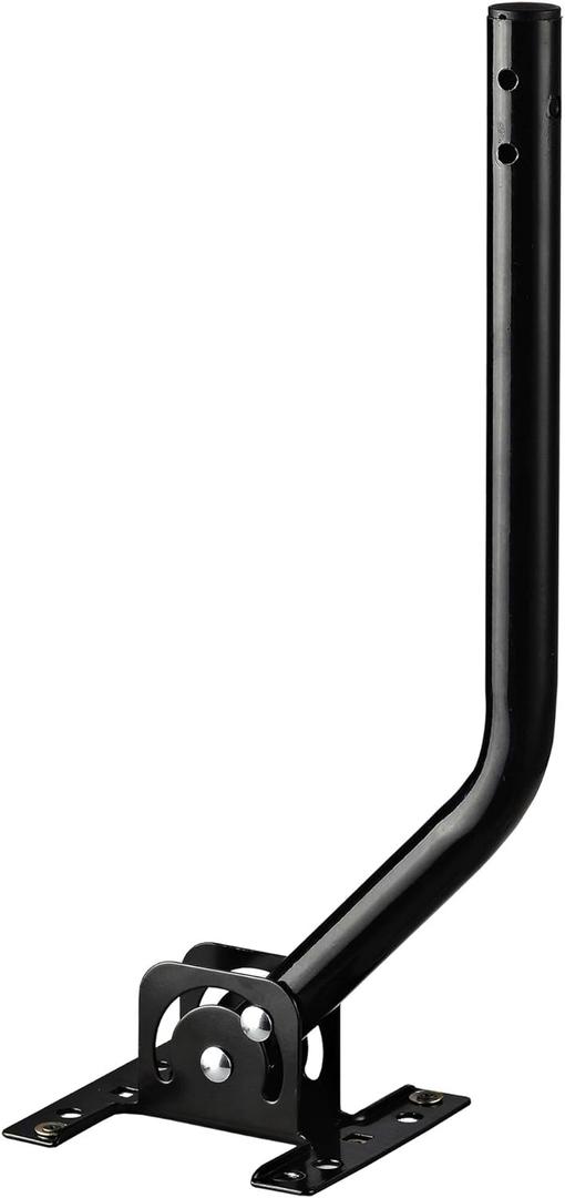 PBD Adjustable Attic / Outdoor Antenna & Weather Station Mounting Pole Universal Mount Brackets - Easy Installation, Solid Structure, Weather Proof (1" Diameter, 16.5" Arm Length)