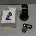 3 in 1 Charging Station for iPhone, Wireless Charger for iPhone 17 16e 16 15 14 13 12 11 X Pro Max & Apple Watch - Wireless Charging Station for AirPods 4 3 Pro (Black)