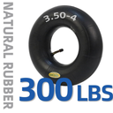 GICOOL 4.10/3.50-4 Replacement Inner Tube, TR-87 Valve Stem, Heavy Duty, Fit 10" Tire, For Hand Truck, Garden Utility, Wagon, Go Cart