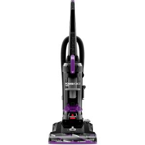 BISSEL PowerForce Helix Bagless Upright Vacuum, Powerful Suction for Pet Hair & Multi-Surface Cleaning, Scatter-Free Technology, Large Dirt Tank, 23ft Cord, 5 Height Settings (Purple)