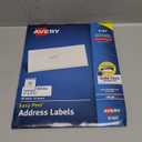 Avery Easy Peel Printable Address Labels with Sure Feed, 1" x 2-5/8" Customizable Stickers, White, 750 Blank Mailing Labels, Great for Mailing, Shipping, and More (8160)