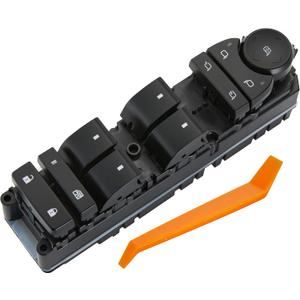 ZAPOSTS Power Window Switch Fits for Chevy Silverado Avalanche 20072013,Suburban Tahoe for GMC Sierra Yukon XL 1500 2500 3500 for Cadilla Escalade 20072014.OEM 20835553.Left Driver Contro Switch