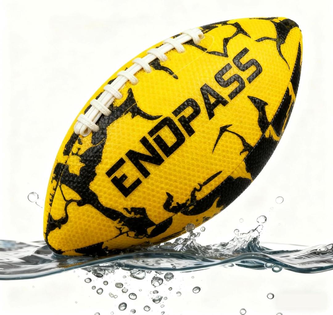 Water Sports Footballs Non-Slip Football Outdoor Beach & Pool Party Games Perfect for Team Play Water Sports and Family Party Game, Size 3