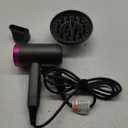 CONFU Ionic Blow Dryer 1600W, Portable Lightweight Fast Drying Negative Ion Hairdryer Blowdryer, 3 Heat Settings & Infinity Speed, with Diffuser and Concentrator Nozzle for Home & Travel (Grey)