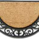 Calloway Mills 100141830 Plantation Arch Coir and Rubber Heavy-Duty 18" X 30" Doormat