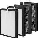 Breabetter 4-Pack CAP-500 Replacement Filter Compatible with Cuisinart CAP-500FPK Purifier, 3-in-1 Filtration