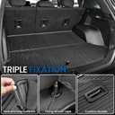 Cargo Mat with Backrest Mat for 2025-2026 Chevy Equinox(Only Gas)/GMC Terrain, All Weather TPE Trunk Cargo Mat Car Accessories for Chevrolet Equinox