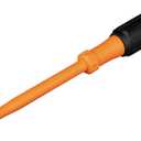 Klein Tools 6866INS Insulated Screwdriver, Made in USA, 1000V 5/16-Inch Cabinet Tip, Screwdriver with 6-Inch Shank, Tip-Ident, Cushion-Grip Handle