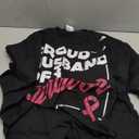 Proud Husband of Survivor Breast Cancer Awareness Men Gift T-Shirt, 2XL