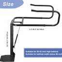 Hot Tub Cover Lift Spa Cover Lifter Hydraulic Lifter Spa & Hot Tub Cover Lifts Removal System Adjustable U-Arms Reinforced Brackets Spa Cover Lever Lift Fits Most Spas Hot Tubs