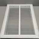 14x20 Return Air Grille [Duct Opening Size] Return Vent Cover for Wall or Ceiling,Steel Return Air Grill Removable Face/Door for 1 inch Filters(14"W x 20"H [Duct Opening])