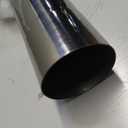 Motoforti 2.75" OD Straight Tubing Mandrel Tube Pipe 30" Length T304 Stainless Steel Universal Fit Piping Silver Tone
