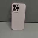 LOVE 3000 Designed for iPhone 14 Pro Max Case, Premium Silicone with [Soft Anti-Scratch Microfiber Lining] Shockproof Protective Phone Case for Men Women Girls 6.7", Chalk Pink