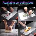 Titanium Cutting Board, Cutting Boards For Kitchen, Double-Sided Food-Grade Titanium Cutting Board For Cutting Fruits, Meats and Vegetables (M)
