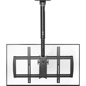 Ceiling TV Mount Fits Most 37-75 inch LCD LED Plasma Panel Display with Max VESA 600x400mm Loaded up to 110lbs Swivel and Tilt TV Bracket Height Adjustable MC61A