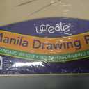 UCreate® Drawing Paper, Manila, Standard Weight, 12" x 18", 50 Sheets Per Pack, 6 Packs