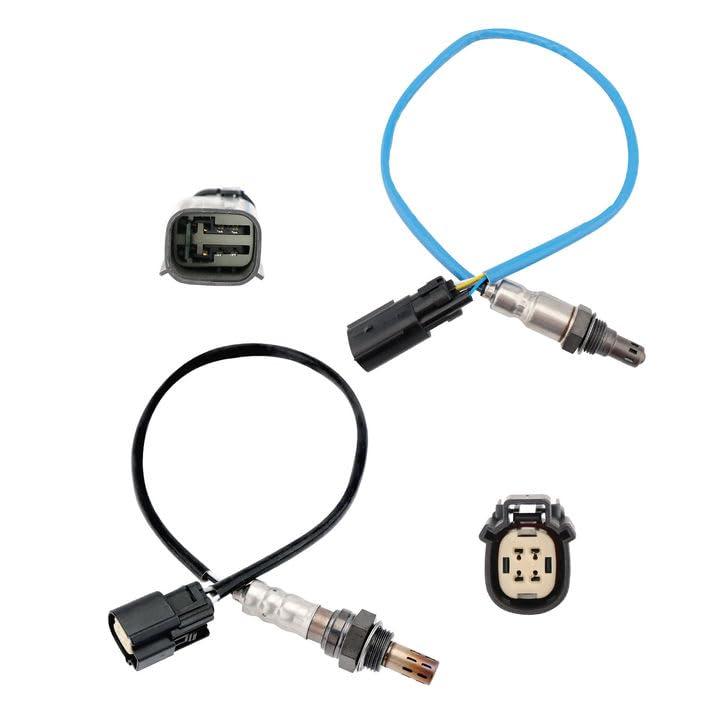 Oxygen Sensor 234-5038 & 234-4490, Upstream Downstream O2 Sensor, Compatible with 2011-2015 Ford/F150/ Explorer/Mustang/Fusion/Escape/Taurus/Flex/Police, Lincoln MKS/MKT/MKZ, Mercury Milan/Mariner