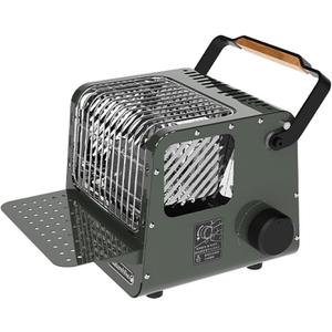 Naturehike 3 in 1 Portable Heater & Stove, 50oz Outdoor Camping Gas Stove, Camping Heaters For Tents, Heater Warming Stove, Adjustable Temperature, Over-Voltage Protection (green)