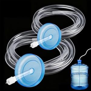 2-Pack Coikcer Silicone Water Pump Hose Replacement, Food Grade Tube for 5-Gallon Electric USB Manual Automatic Drinking Water Pump, Desktop Water Dispenser & Home Brewing, BPA Free, 1/4" ID 3.3FT