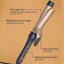 Bio Ionic GoldPro 1" or 1.25” Curling Iron, Blue, Moisturizing Heat & 24K Gold MX, New & Improved 15% Longer Barrel Ceramic Curling Iron, Adjustable Heat, Versatile Curling Wand for Long-Lasting Curls, 1 inch