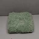 MIULEE Sage Green Toilet Rugs U-ShapedSoft Absorbent Microfiber Bathroom Rugs Non Slip Quick Dry Fluffy Contour Bath Mats for Toilet Base Bathroom Floor, Machine Washable, 20x24 Inch