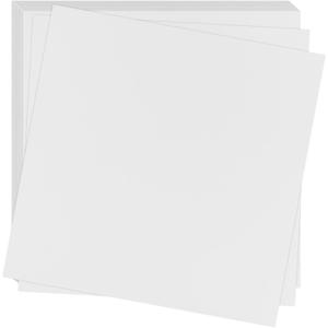 PINGEUI 50 Sheets 12 x 12 Inch White Chipboard, 1MM Thick Medium Weight Chipboard Sheets, White Cardboard Sheet for Scrapbooking, Frames, Art, Prints, DIY Project