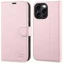 OCASE Compatible with iPhone 16 Pro Max Wallet Case, PU Leather Flip Folio Case with Card Holders RFID Blocking Kickstand [Shockproof TPU Inner Shell] Phone Cover 6.9 Inch 2024, Light Pink