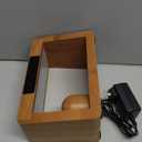 Bamboo Wireless Charging Station with Alarm Clock & Night Light, 3 in 1 Charging Station for iPhone 17/16/15/14/13/12/11 Pro Max/X/Xs, AirPods 4/3 & AirPods Pro 3/2/1/, Apple Watch Series