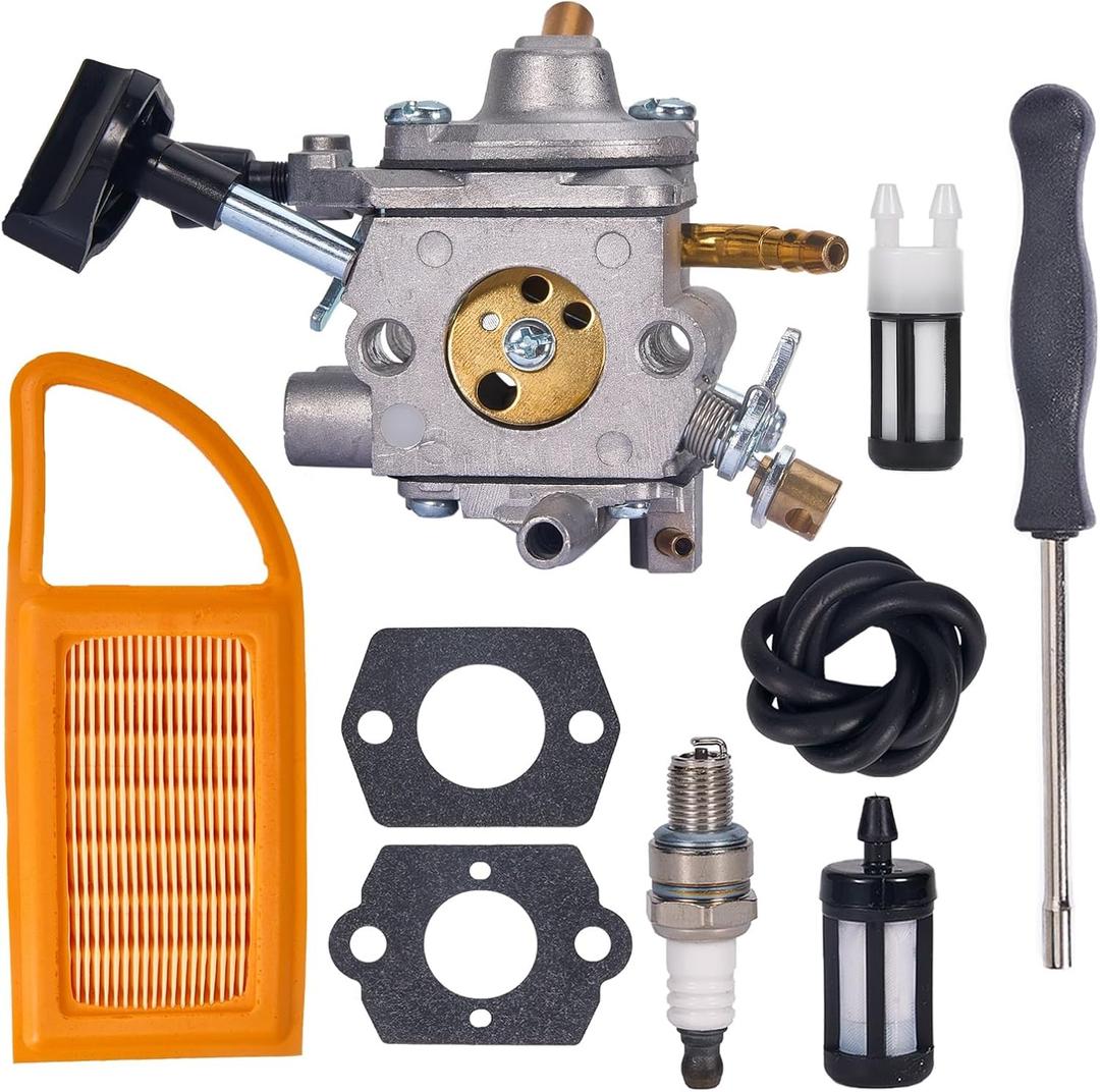 Mikatesi 4282-120-0606 BR600 BR700 Carburetor Carb Kit for Stihl BR500 BR550 BR 500 550 600 Backpack Blower Leaf Blower Parts Replaces Zama C1Q-S183 C1Q-S184 4282-120-0607 4282-120-0608