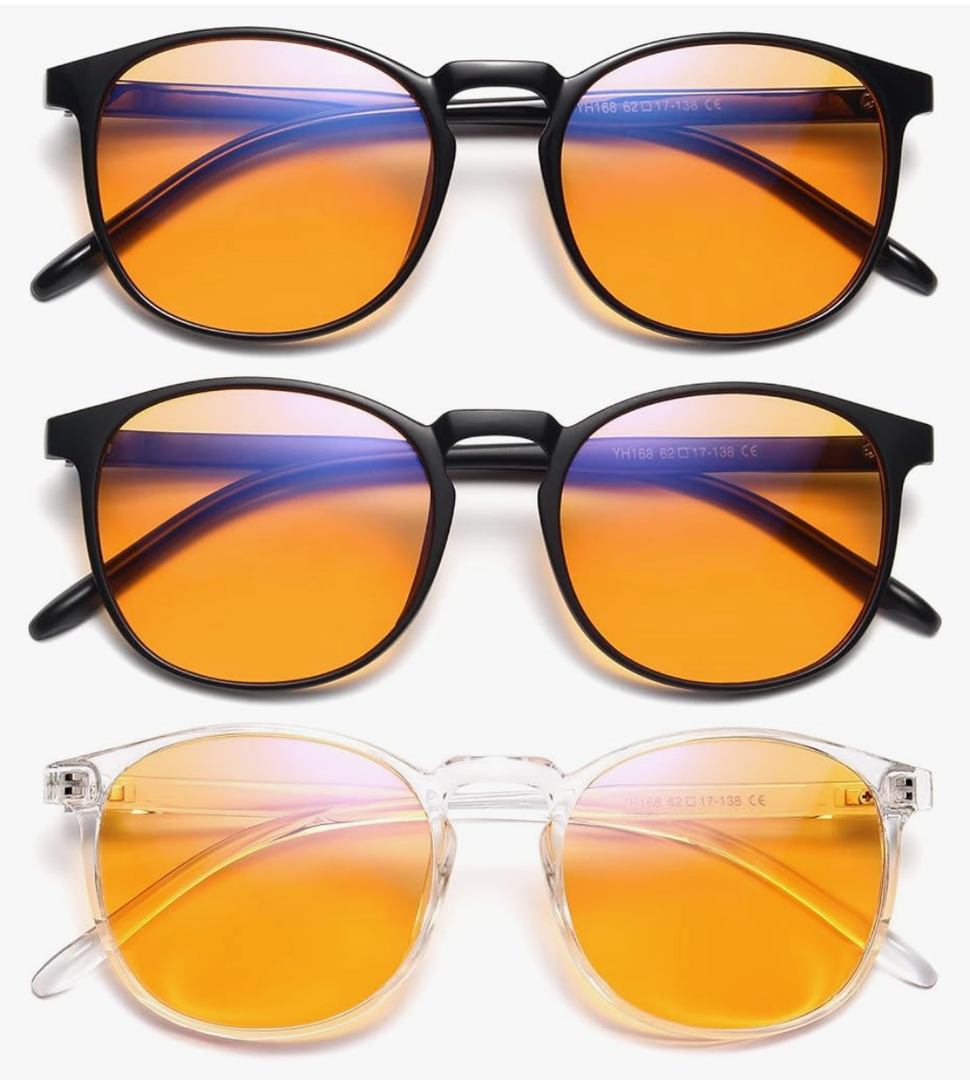 IBOANN Iconic Blue Light Glasses for Woman - Computer Glasses 99% Blue Light Blocking - Anti Eyestrain & UV Glare Protection