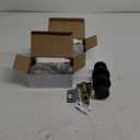 goldenwarm Black Door Knobs Interior, Heavy Duty Zinc-Alloy Privacy Matte Black Interior Door Knobs, Indoor Doorknobs for Bedroom, Bathroom (3 Pack) Black