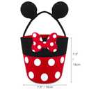 4 x Easter Basket Bags Multipurpose Felt Egg Hunt Bags Cute Bunny Easter Basket for Kids Easter Gifts Bags
