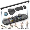 Black Pilates Board,Pilates Reformer Sets,Multifunctional Abdominal Pilates Board for Home Workout Equipment,Portable Foldable Ab Board Pilates Exercise Machine,Pilates Reformer Board for Women