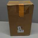 Roshtia 24 Pcs Hanging Plastic Planter Pot with Hook Flower Pots Baskets Hanging Nursery Planter Holder for Outdoor Indoor Plant Garden (Ceramic White,5 Inch)