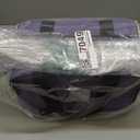 Large Sewing Supplies Organizer, Double Layer Sewing Storage Organizer with Two Detachable Dividers, Travel Sewing Bag Organizer with Shoulder Strap for Accessories, Purple, (Bag Only)